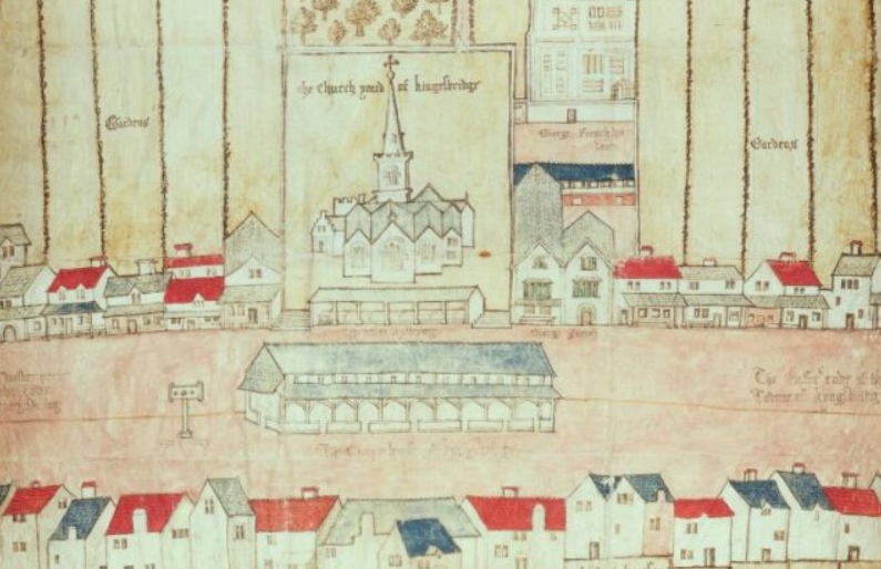 Public Access for Rare Tudor map of Kingsbridge