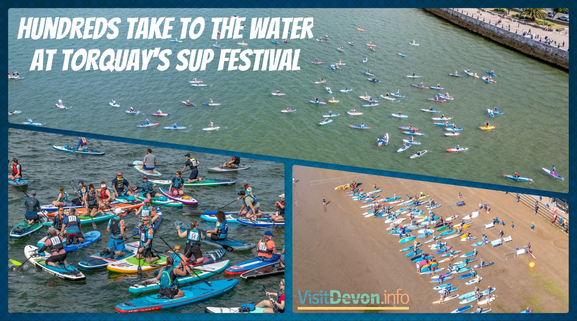 Hundreds Take to the Water at Torquay's SUP Festival