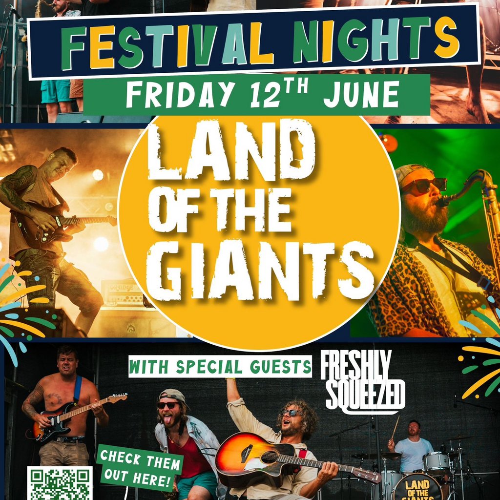 Land Of The Giants + Freshly Squeezed @ Strawberry Fields Lifton