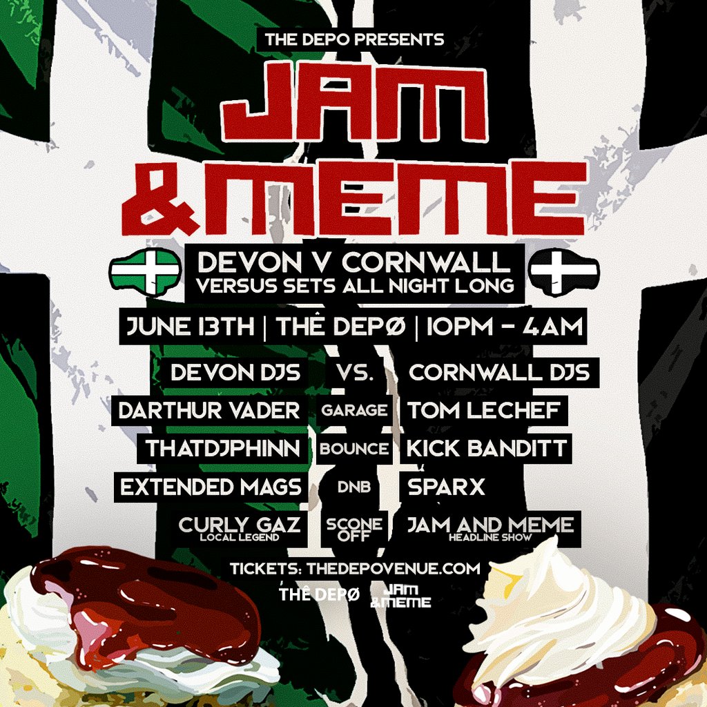 Jam & Meme: Devon V Cornwall